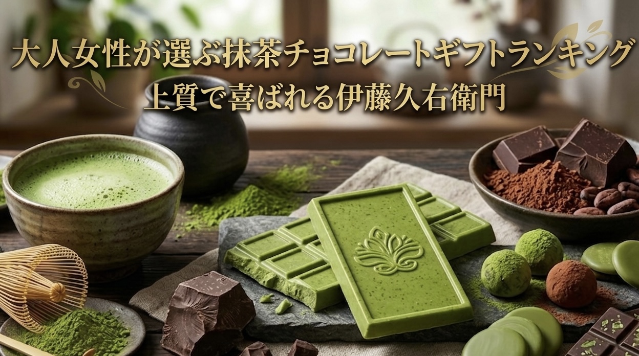大人女性が選ぶ抹茶チョコレートギフトランキング｜上質で喜ばれる伊藤久右衛門