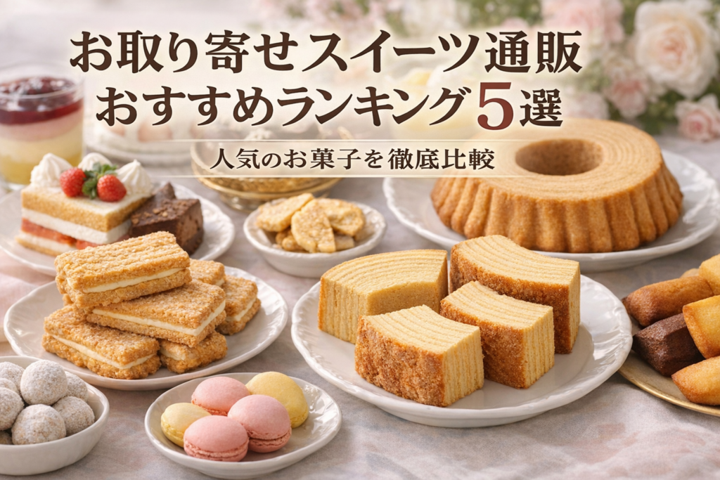 取り寄せスイーツ通販おすすめランキング5選