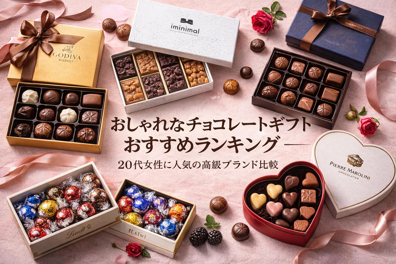おしゃれなチョコレートギフトおすすめランキング｜20代女性に人気の高級ブランド比較