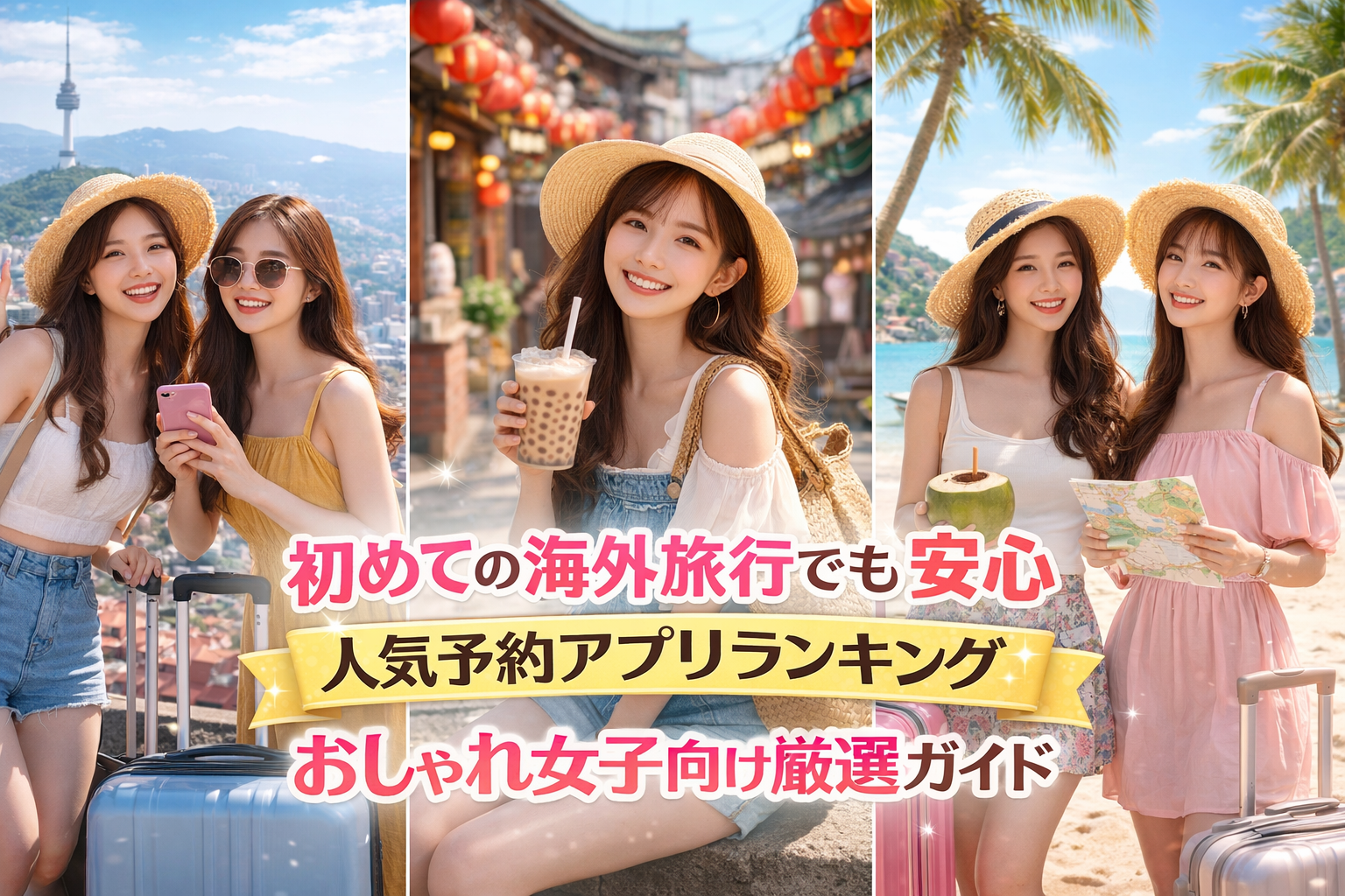 初めての海外旅行でも安心 人気予約アプリランキング おしゃれ女子向け厳選ガイド