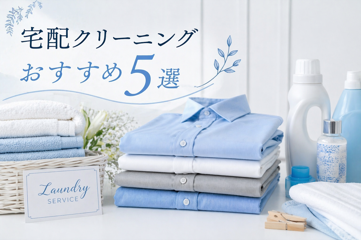 宅配クリーニング　〜 🌱 おすすめ５選 🌱 〜