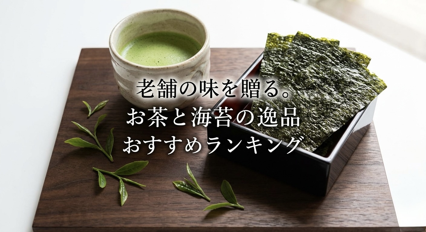 老舗の味を贈る。お茶と海苔の逸品おすすめランキング