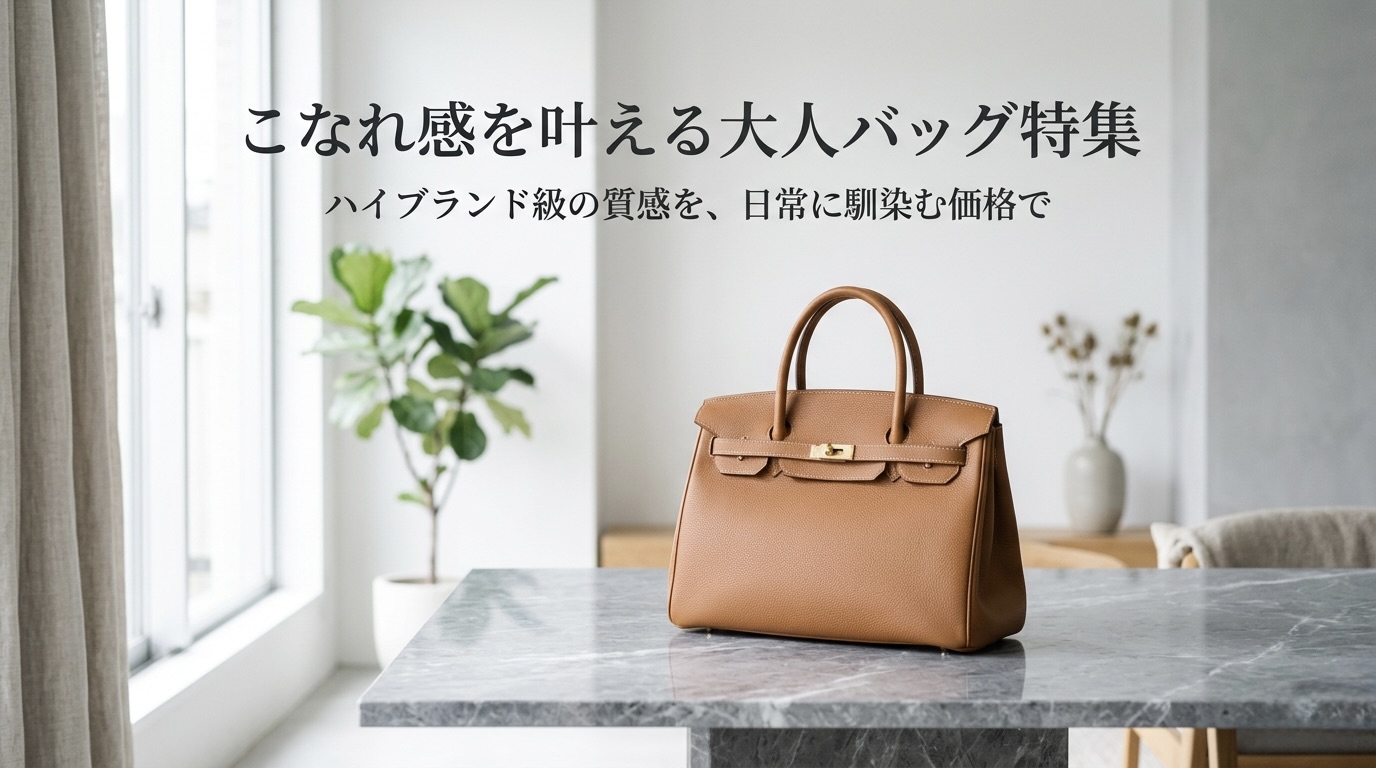 こなれ感を叶える大人バッグ特集