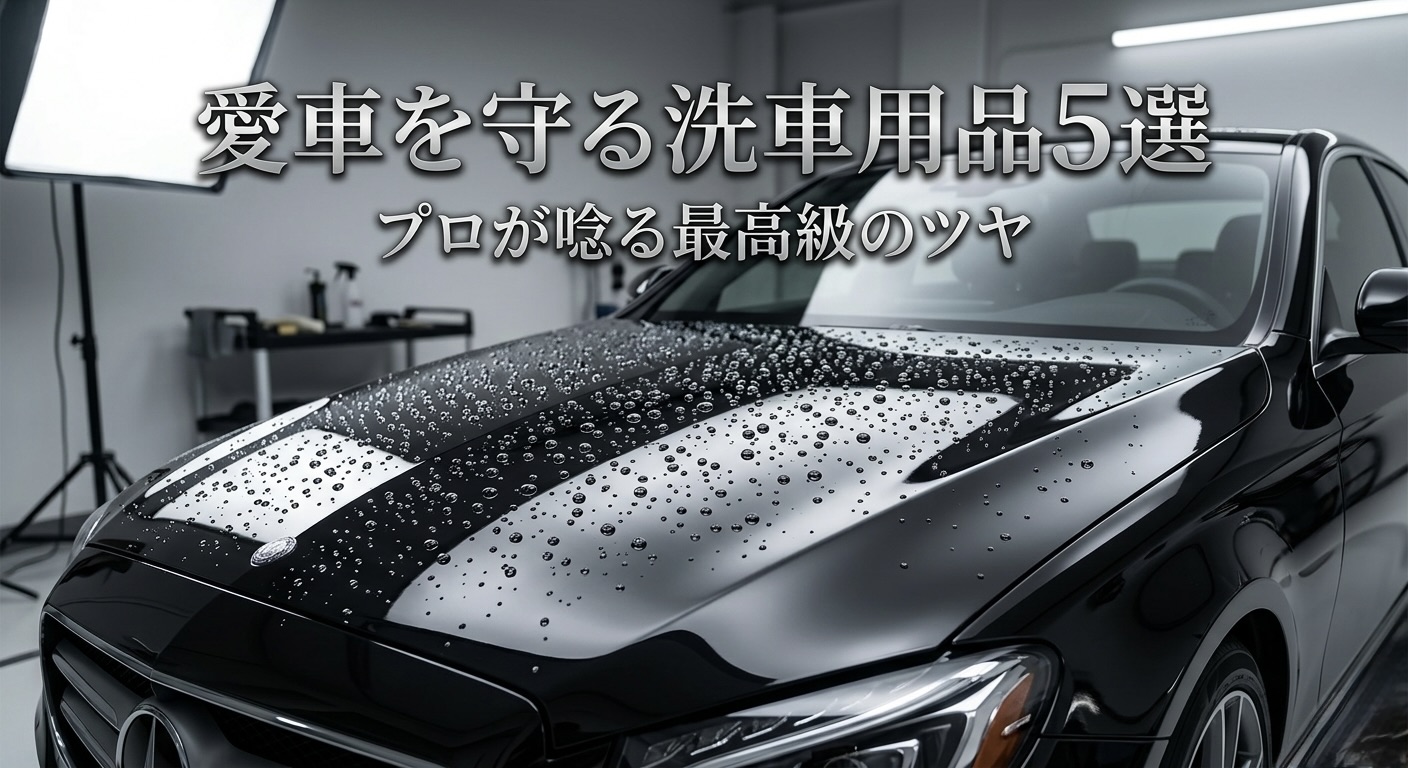 愛車を守る洗車用品５選！プロが唸る最高級のツヤ