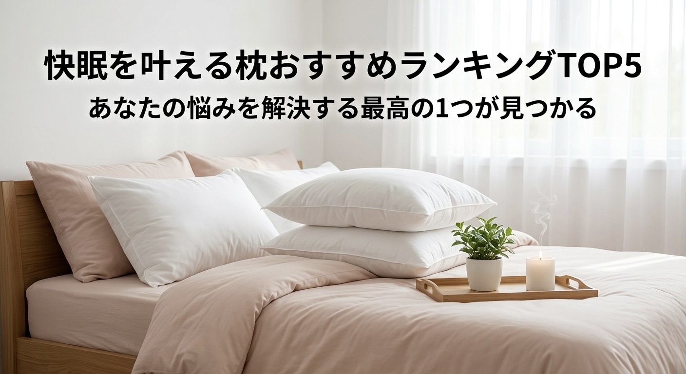 快眠を叶える枕おすすめランキングTOP5