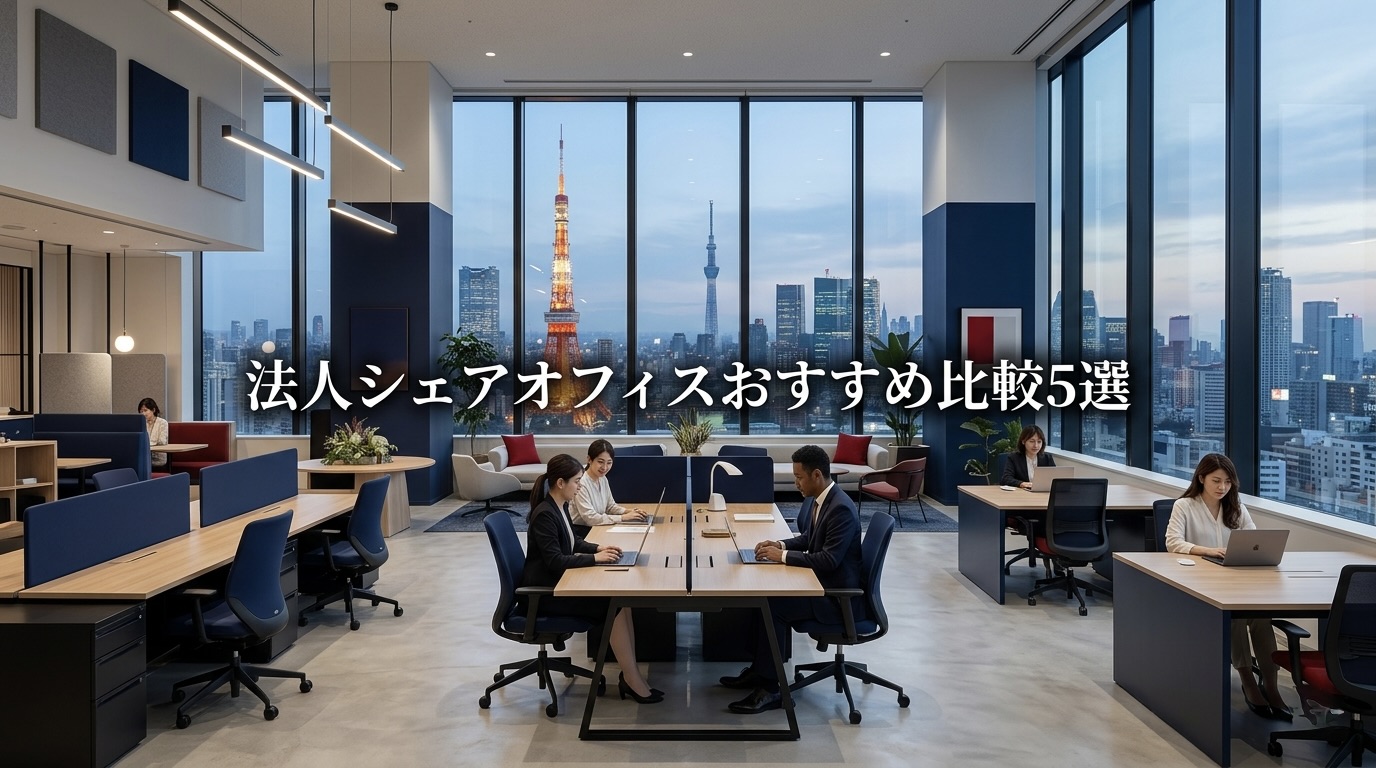 法人向けシェアオフィス・レンタルオフィスおすすめ比較5選
