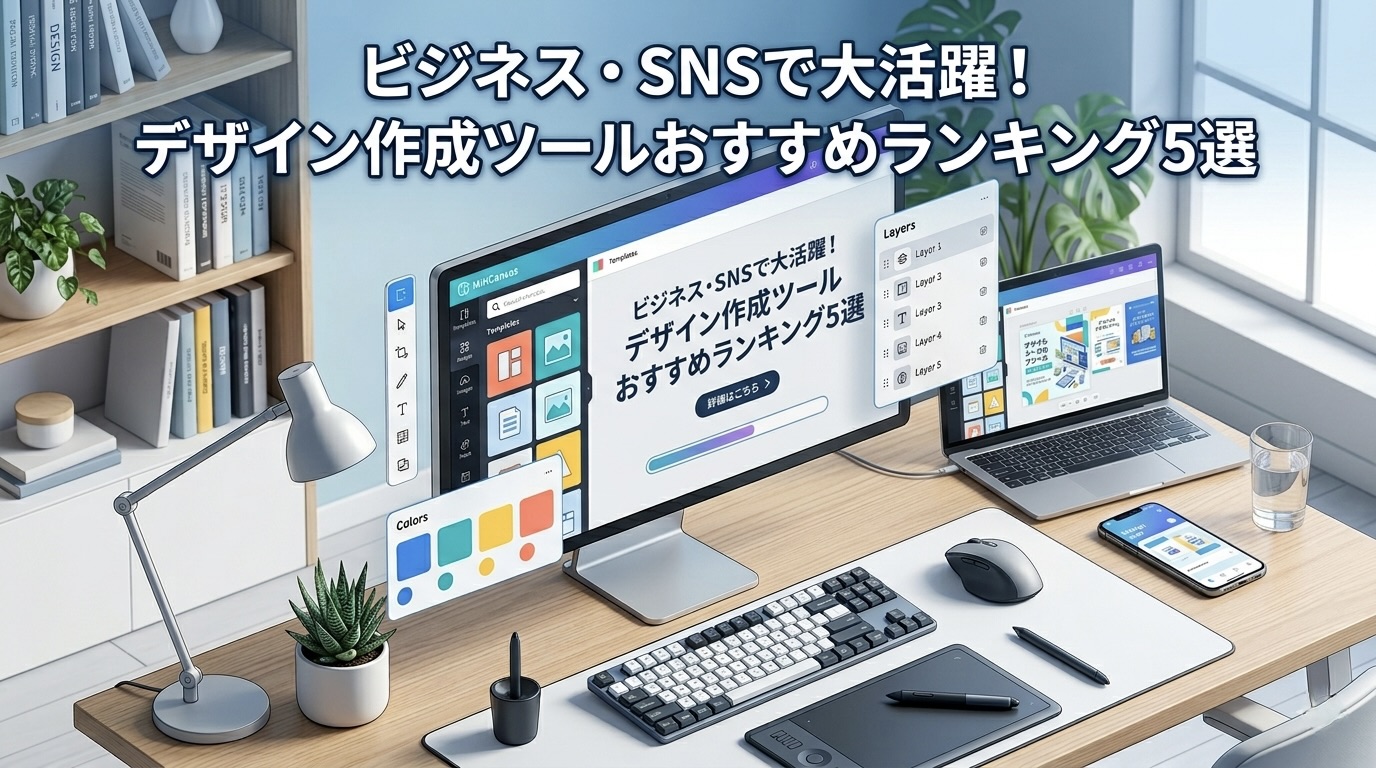 ビジネス・SNSで大活躍！デザイン作成ツールおすすめランキング5選