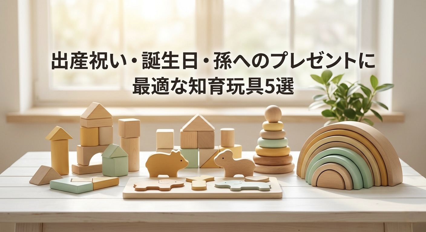 出産祝い・誕生日・孫へのプレゼントに最適な知育玩具5選