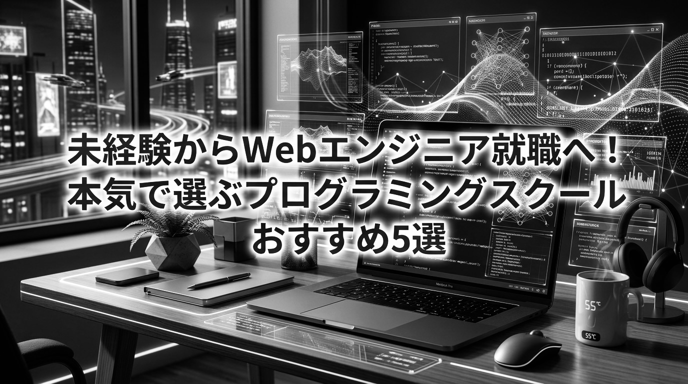 未経験からWebエンジニア就職へ！本気で選ぶプログラミングスクールおすすめ5選